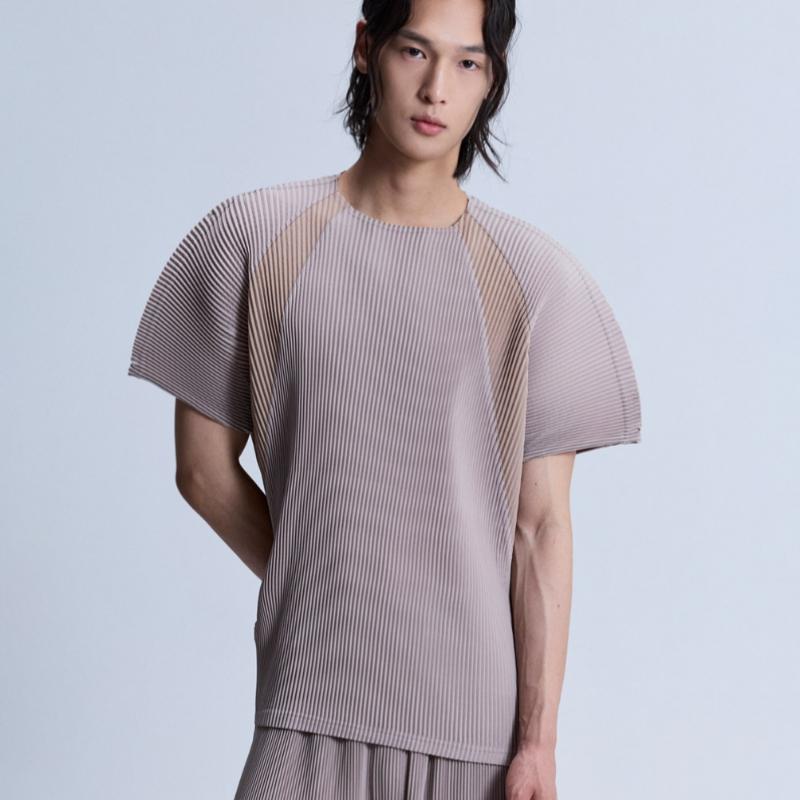 PleaTs Me Men Combi Raglan PleaTs T shirT upTsm326001