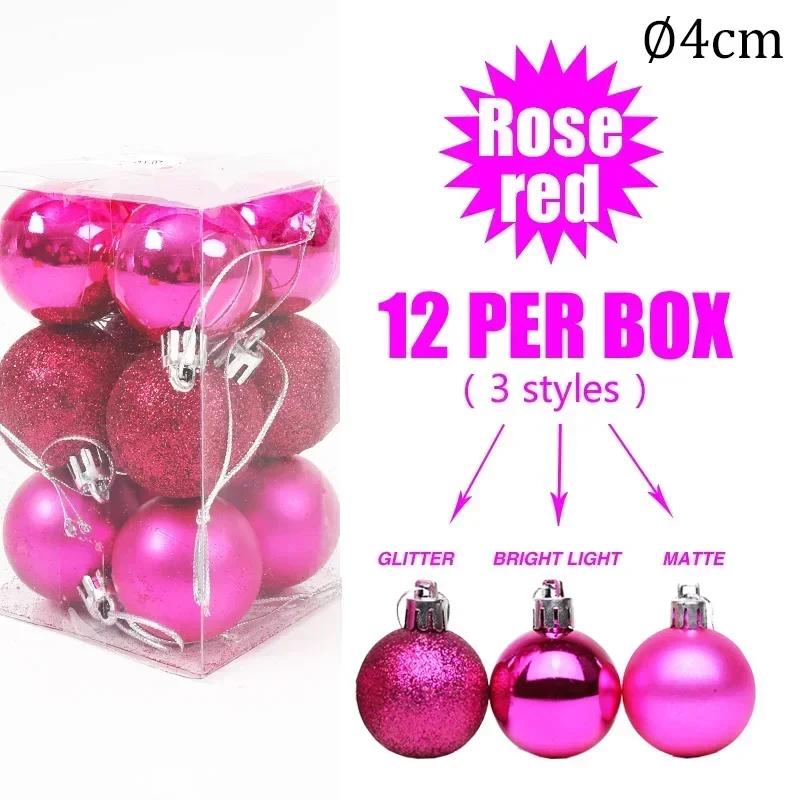 Рождественский шар для украшения елки, подвесной кулон, золотые, красные, серебряные, синие шары, товары для украшения дома, вечеринки, Рождества своими руками