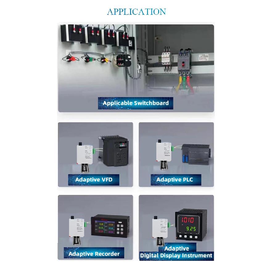 AC/DC Voltage Transmitter Sensor Transducer AC/DC 0-500V Input 4-20mA 0-20mA 0-5V 0-10V Output DC 19-380V Power Supply