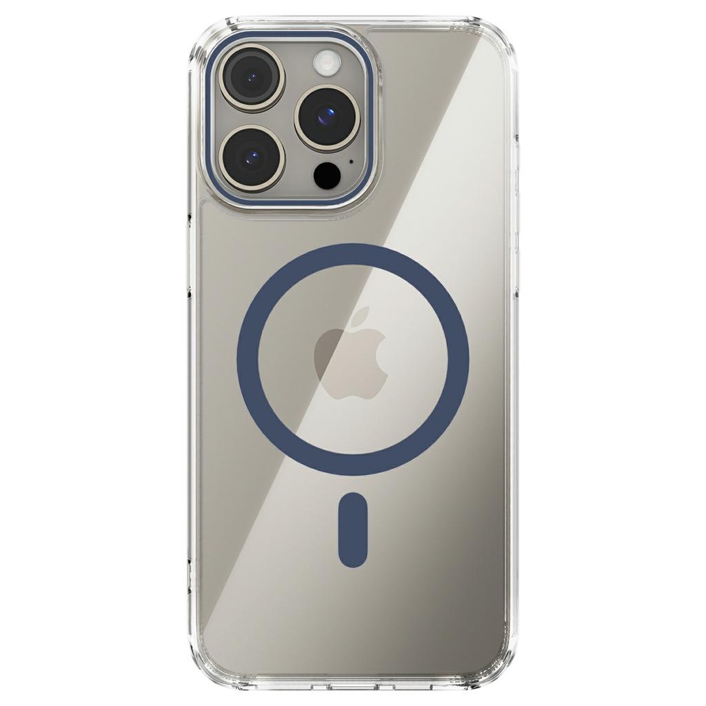 For iPhone 13 Pro Case Compatible with MagSafe Anti Scratch Clear TPU PC Phone Back Cover