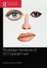 The The Routledge Handbook of EU Copyright Law Book