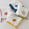 4 шт. детское полотенце для лица носовой платок для купания кормления мочалка для лица салфетка для отрыжки партия муслин 6 слоев хлопка мягкие детские полотенца