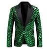 Men's European Size Diamond Sequin Peaked Lapel Suit for Autumn/Winter Events (Model: ZT-X45)