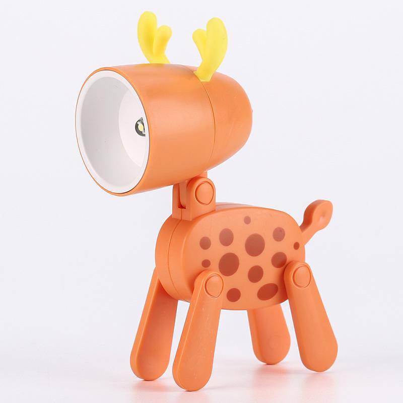 New DIY Cartoon Mini Night Light: Cute Foldable Desk Lamp, Girly Heart Ornament, Ideal Children's Gift.