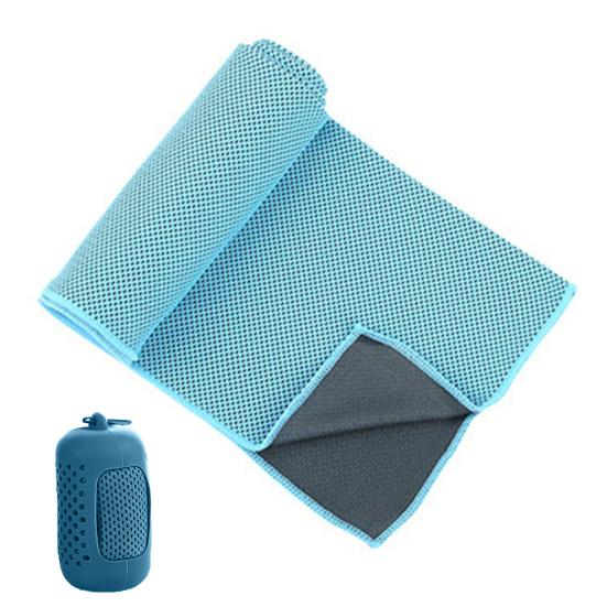 1 комплект охлаждающего полотенца для льда, портативное быстросохнущее супер впитывающее летнее охлаждающее полотенце для спорта на открытом воздухе и фитнеса