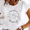 Women Short Sleeve Travel Trend 90s Cute Holiday Vacation Print Tee Top Summer Fashion Tshirt Clothing Casual Lady Female Graphic T-shirt