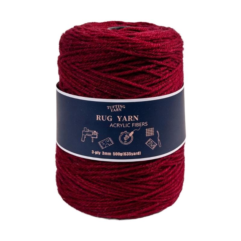 Long Time Use Tufting Yarn In Bright Color Great For Rugs And Decorative Textiles