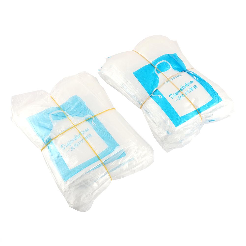 25шт одноразовый водостойкий многофункциональный кухонный фартук для мужчин и женщин (для взрослых)