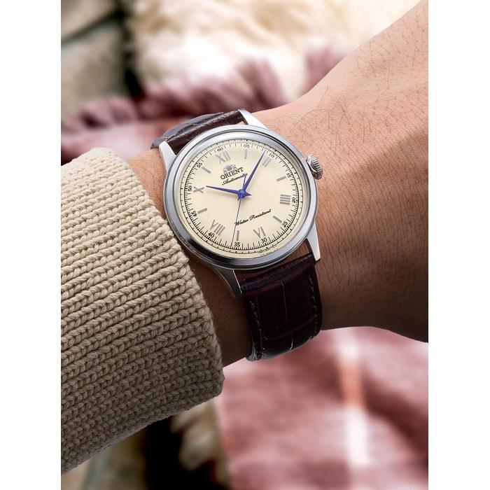 [Orient] Мужские автоматические часы Orient Bambino 38 RN-BB0003Y Цвет: Слоновая кость
