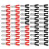 50pcs Battery Cable Clip Red Black 30A Steel PVC Insulated 300W Power Inverter Clamp for Ships RVs