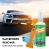 Bumper Sticker Remover Spray Decal Remover for Car Wall Sticker Glass Label Glue Residues Removal Agent Spray Car Accessories