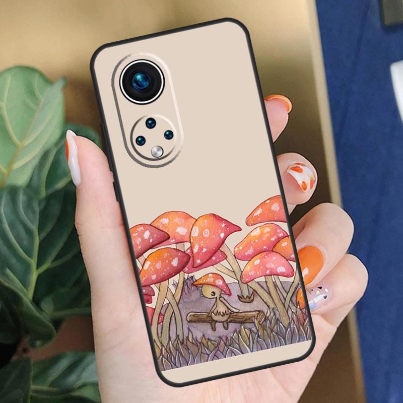 Странный Психоделический Чехол-Гриб Для Honor X8b X9b X9a X8a X8 X9 X9c 50 70 90 Lite Honor 200 Pro Magic 7 5 6 Lite Чехол