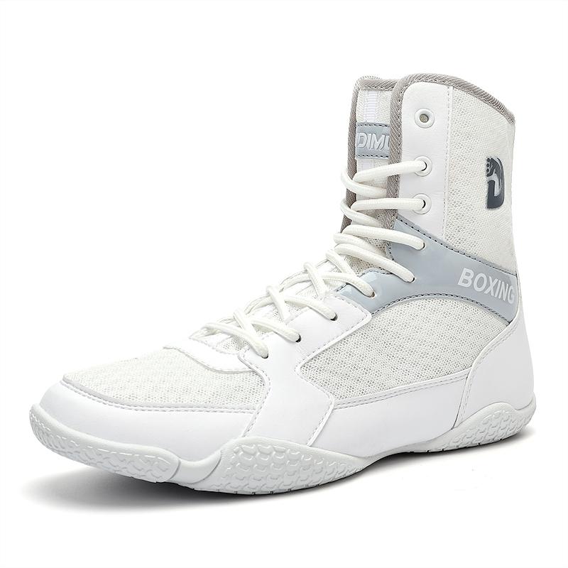 Профессиональная боксерская обувь Мужская обувь для упражнений Боксерские кроссовки Мужская воздухопроницаемость Борцовская обувь