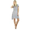 Women Printed Rayon Dress Casual Bohemian Clothing Shift Dress