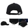 Унисекс Спорт Snapback Бег Бейсбол Открытый Изогнутый Регулируемый Летняя Кепка Черный