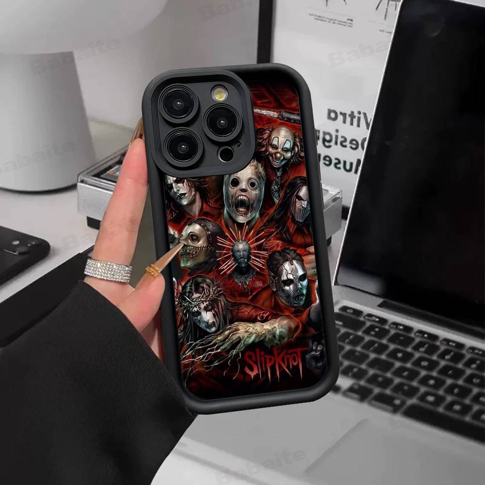 Чехол для телефона группы Slipknot для iPhone 17 16 15 14 13 Pro Max Plus 12 11