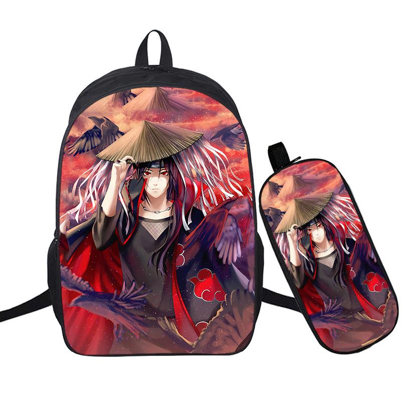 Рюкзак с 3D цифровой печатью Riman, набор из двух частей, полноцветный рюкзак, студенческий школьный рюкзак