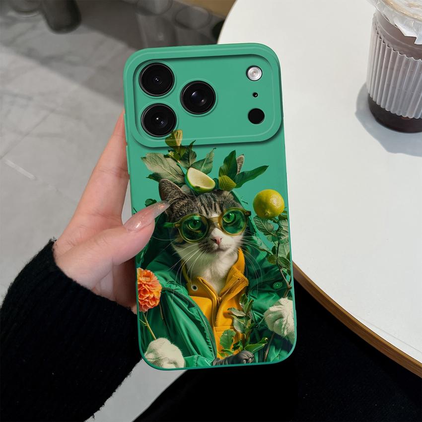 For iPhone 17 17 Pro Case 17 Pro Max Phone Cover Cartoon Rabbit Cat Star Liquid Silicone Shockproof Shell For 17Air Shell Bumper