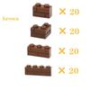 DIY Building Blocks Figures City Thick Wall Bricks Educational Creative Toys for Children Size Compatible with All Brands
