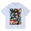 230 Gsm 100% Cotton Fire Force V2 Print Unisex Heavy Cotton T Shirt