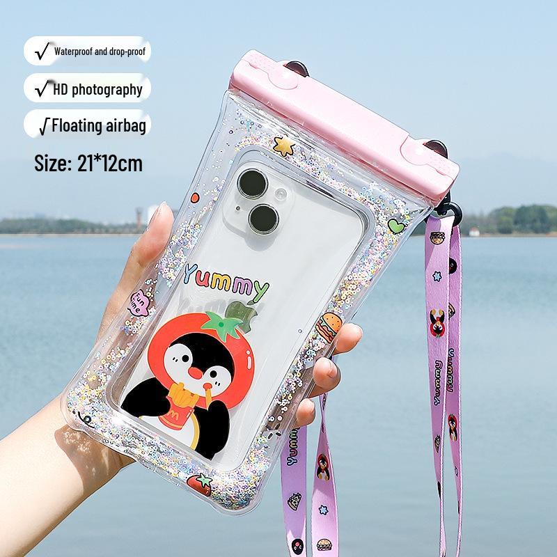 Универсальный водонепроницаемый чехол для телефона для рафтинга и дайвинга с доступом к сенсорному экрану - Идеально подходит для курьеров на вынос