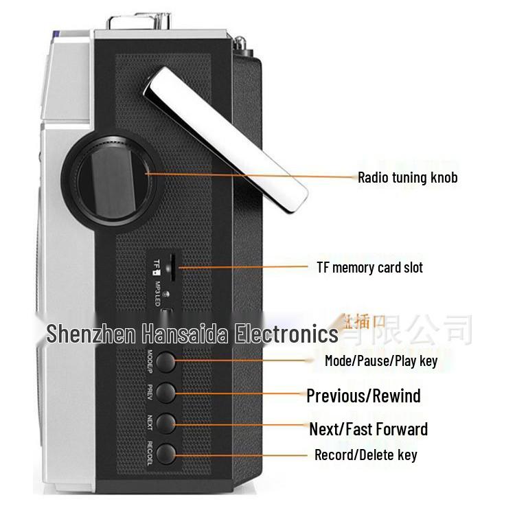 Ретро-магнитофон Fortune Nostalgic: Классическая стереосистема с поддержкой Bluetooth, USB и карт памяти TF