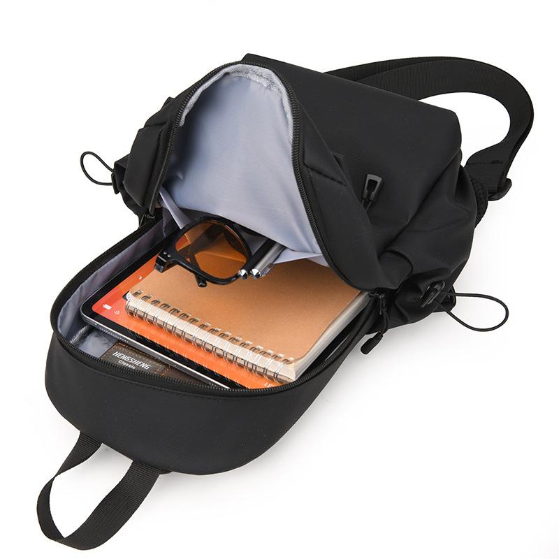 Сплошная цветная нагрудная сумка, мужская сумка через плечо, водоотталкивающая сумка через плечо