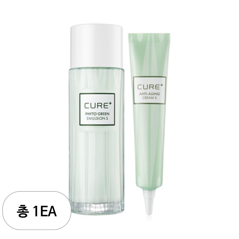 Kim Jeong-moon Aloe Cure Phytogreen Emulsion S 130ml + Anti-aging Cream S 30g, 1 set