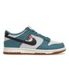 Детские кроссовки Dunk Low SE Next Nature GS Toasty - Rift Blue Grey-Fog Sail Cave-Purple DC9561-400