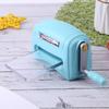 Portable Craft Embossing Machine with Plastic Backing Plate Ideal for Scrapbooking Card Making and DIY Projects
