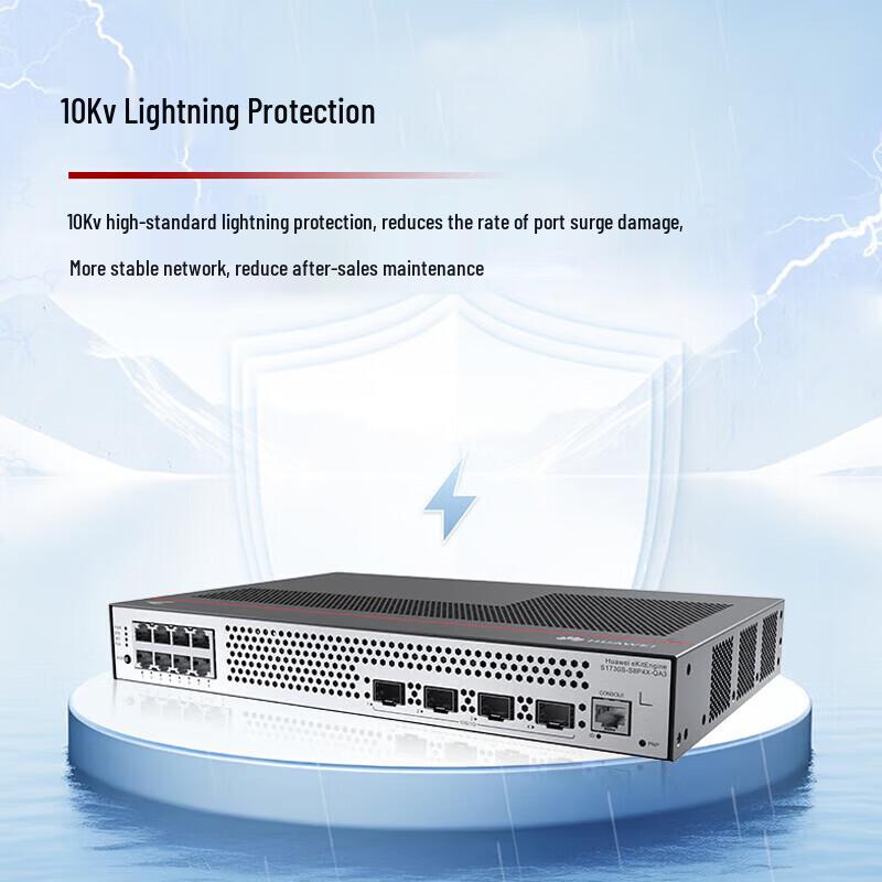 Huawei Kunling S1730S 8-Port Gigabit Layer 2 Managed PoE Switch