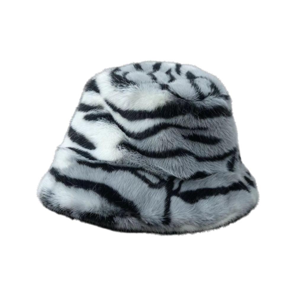 Korean Style Plush Bucket Hat Velvet Fluffy Warm Hat Fashion Faux Fur Fisherman Hat Outdoor