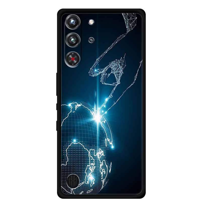 Чехол для ZTE nubia Red Magic 10 Pro Magic10 Pro Чехол-бампер Мягкий силиконовый задний чехол для телефона ZTE Nubia REDMAGIC 10 Pro Чехол-сумка