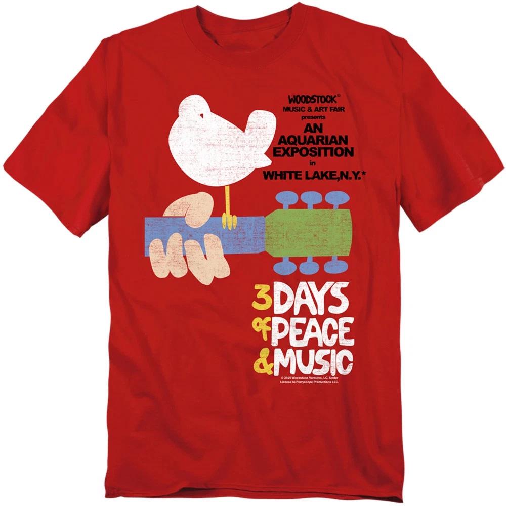 Woodstock - 3 Days Of Peace - Unisex Short Sleeve Children's T-shirt - Gray