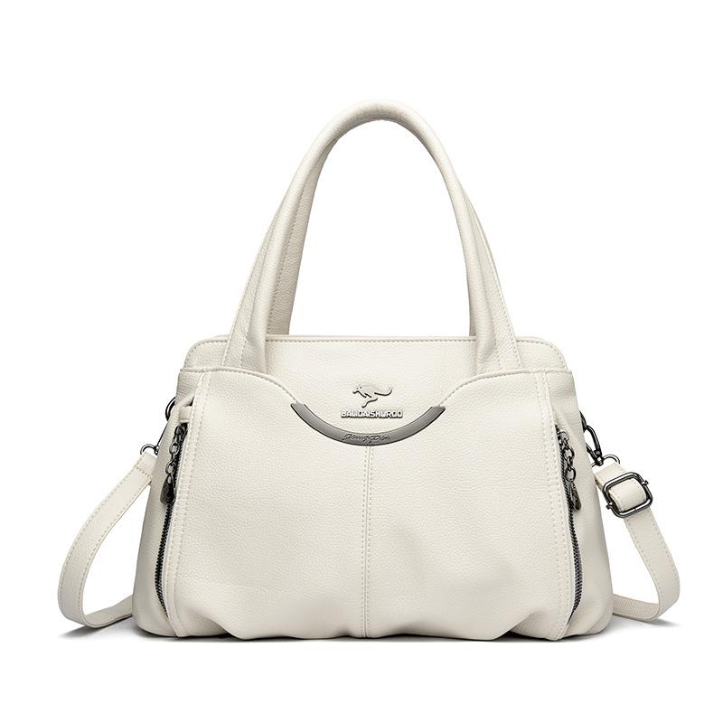 Простая женская сумка среднего возраста для мам, большая вместимость, сумка через плечо на одно плечо