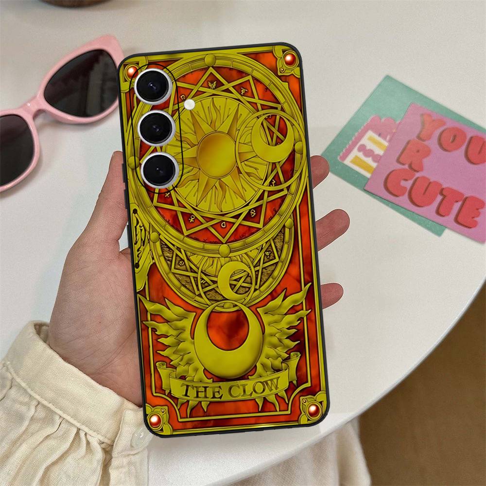 Чехол для телефона Anime C-CardcaptorS S-Sakura для Samsung S 24 Fe 25 Ultra Plus 20 Lite 21 30 22 23 24 22 Ultra 5G Fundas