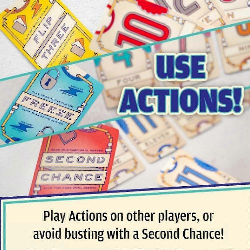 Flip 7, The Ultimate Blend of Press Your Luck and Strategy, Fast-Paced Addictive Card Game,Perfect for Game Nights