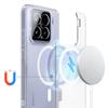 For Xiaomi 15 Clear Phone Case Compatible with MagSafe TPU+Acrylic Back Cover