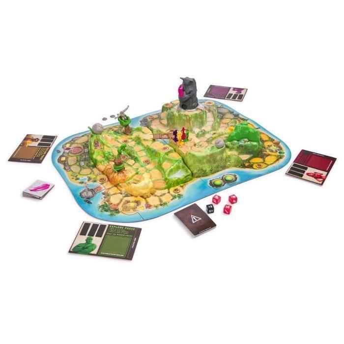 Jeu Jumanji L'Île du Danger Plateau 3D - Aventure 30 min - SPIN MASTER - A partir de 8 ans