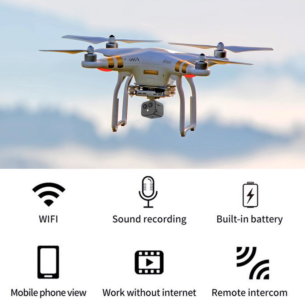 WiFi Мини-камера Беспроводная камера Голосовой видеорегистратор 4K HD Детектор движения Безопасность Ночное видение Камера наблюдения Удаленный просмотр