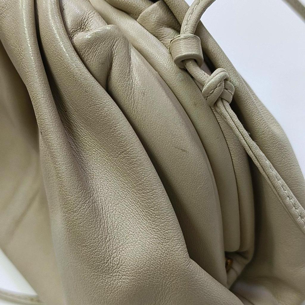 [Pre-Owned] Bottega Veneta The Mini Pouch 'Porridge/Gold' - Good #1AYV08S