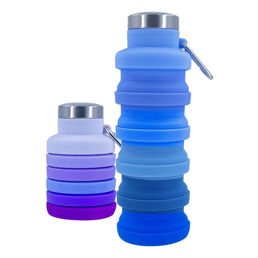 Collapsible Silicone Water Bottle, Portable Outdoor Sports Water Cup, Creative Cycling Expandable Travel Flask Gift