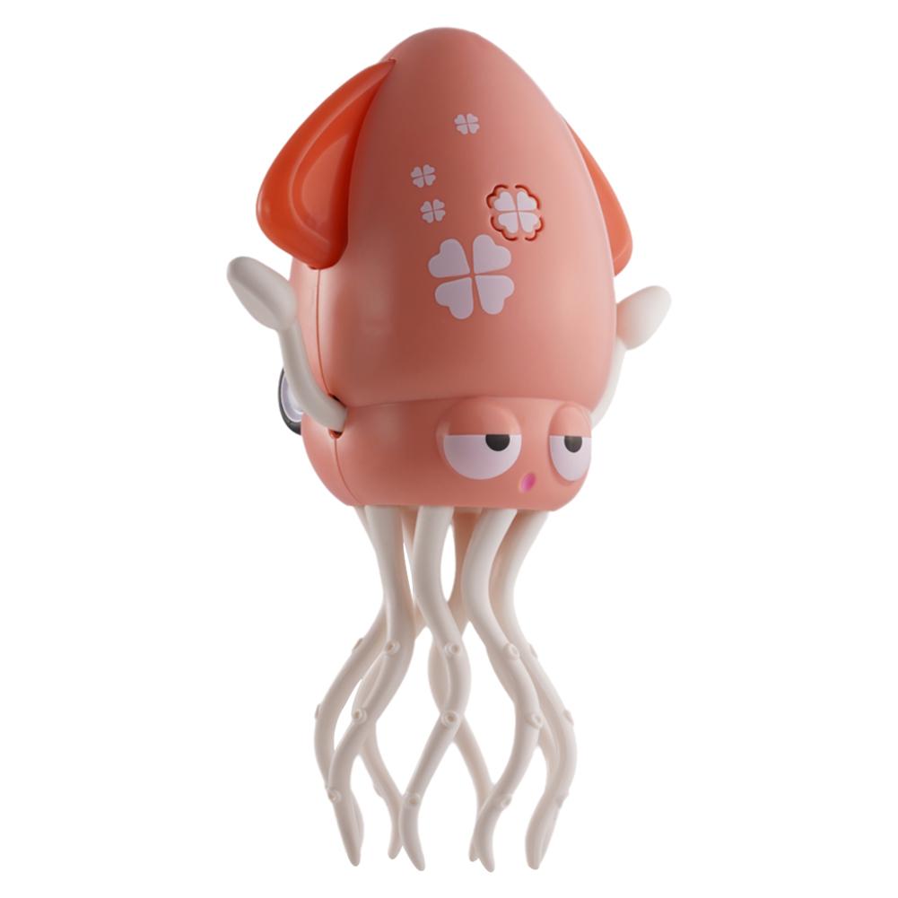 Dancing Squid Kids Electronic Pet Toys Interactive Development Toys Induction Lying Flat Squid with Light&Music Tummy Time Gifts
