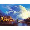 5D DIY Алмазная картина Планета Пейзаж Алмазная вышивка Набор для вышивки крестом Полный горный хрусталь Мозаика Домашний декор