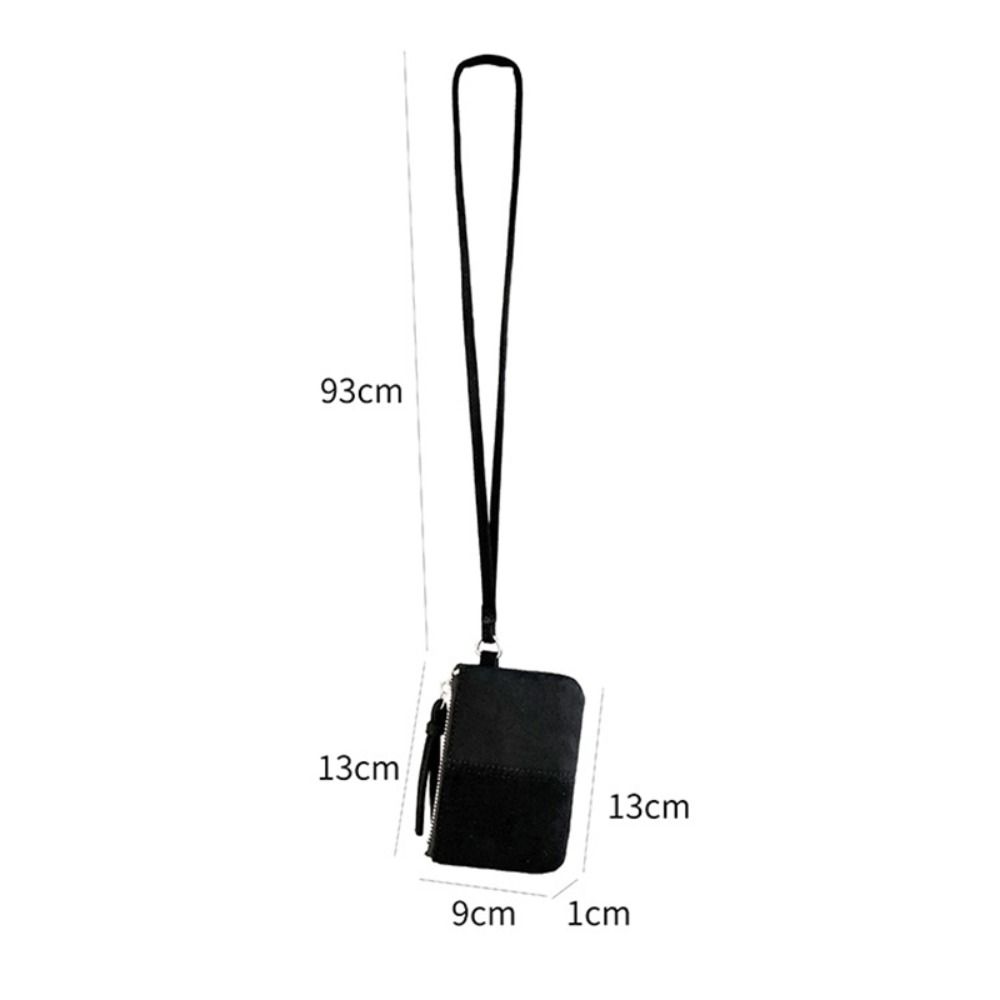 Кошелек для монет из замши с леопардовым принтом Портативная сумка для помады и ключей Женская сумка через плечо Мини-сумка для хранения Маленький кошелек Дорожная сумка на шею