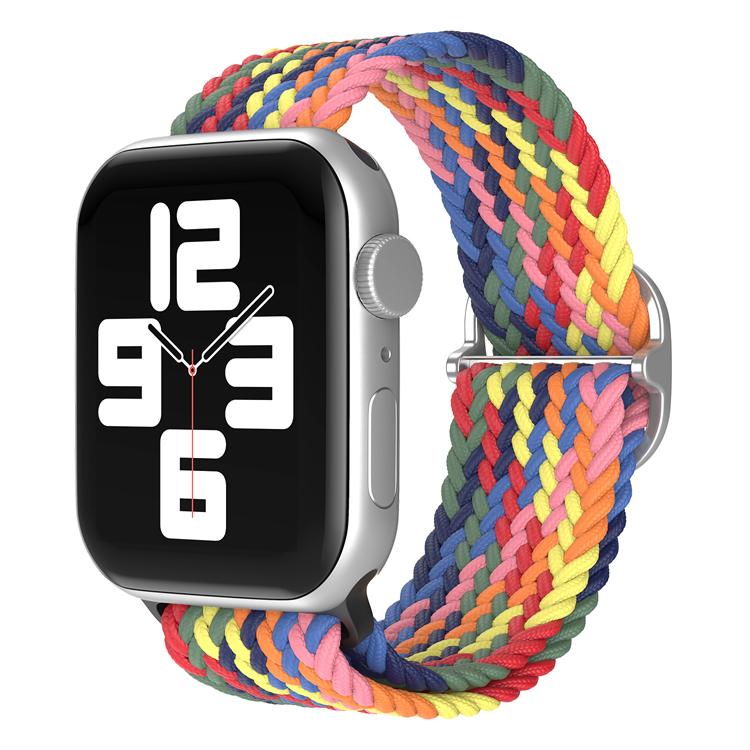 Плетеная петля Solo для Apple Watch Band 44 мм, 40 мм, 45 мм, 41 мм, 49 мм, 42 мм, 38 мм, эластичный браслет IWatch Series 7, 3 SE, 6, 8, ультра-ремешок для ремешка для наручных часов