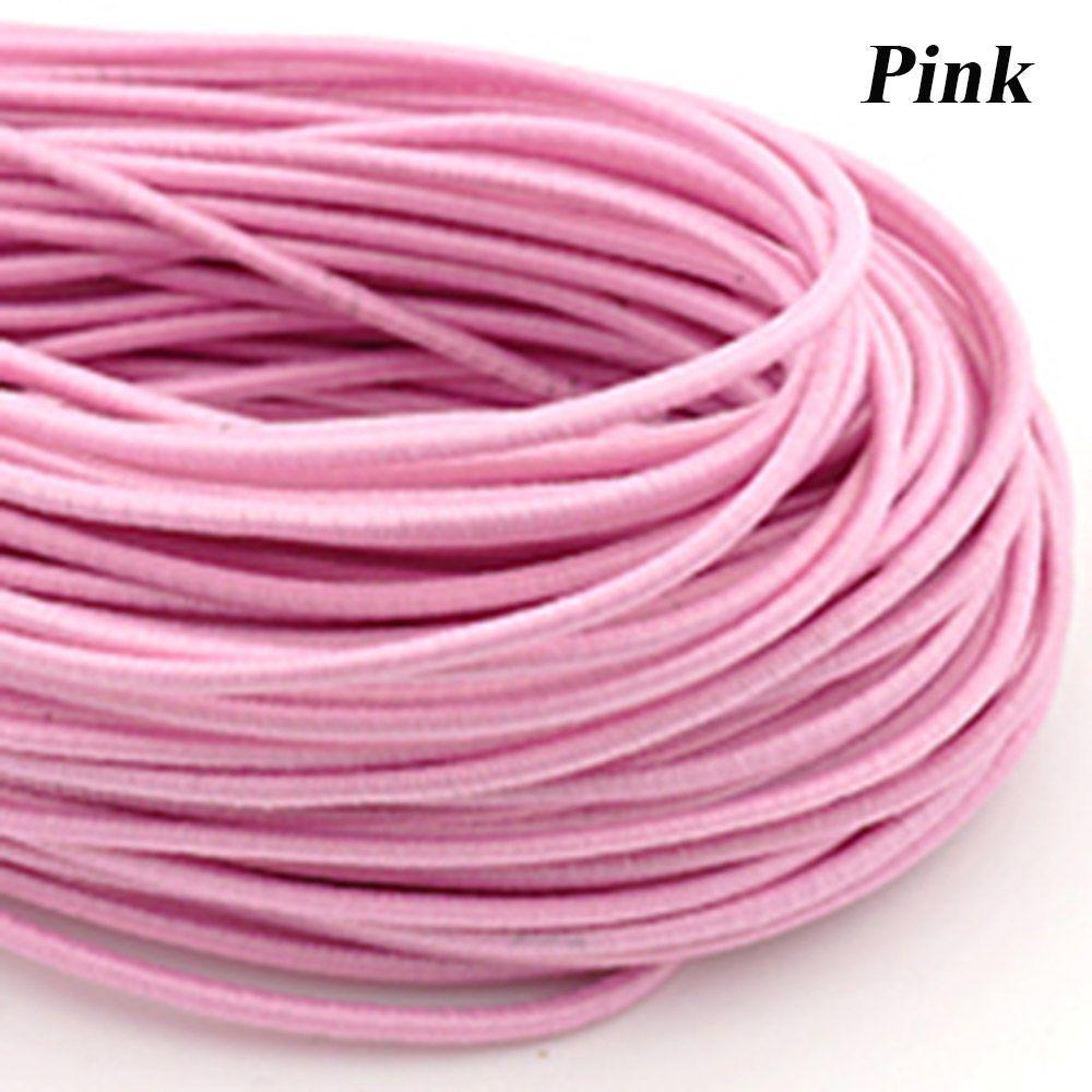 3mm 10m Nylon DIY Line Craft Elastic Band Sewing Rope Round Rubber Colorful