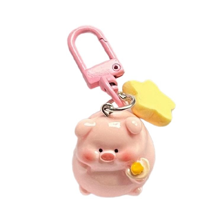 Fashionable Piggy Pendant Keyrings Accessory Cute Animal Bag Decoration for Girl