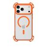 Бронированный ударопрочный прозрачный чехол для телефона For For Iphone 17 16 15 14 13 12 Pro Max Для Магнитной беспроводной зарядки Задняя крышка