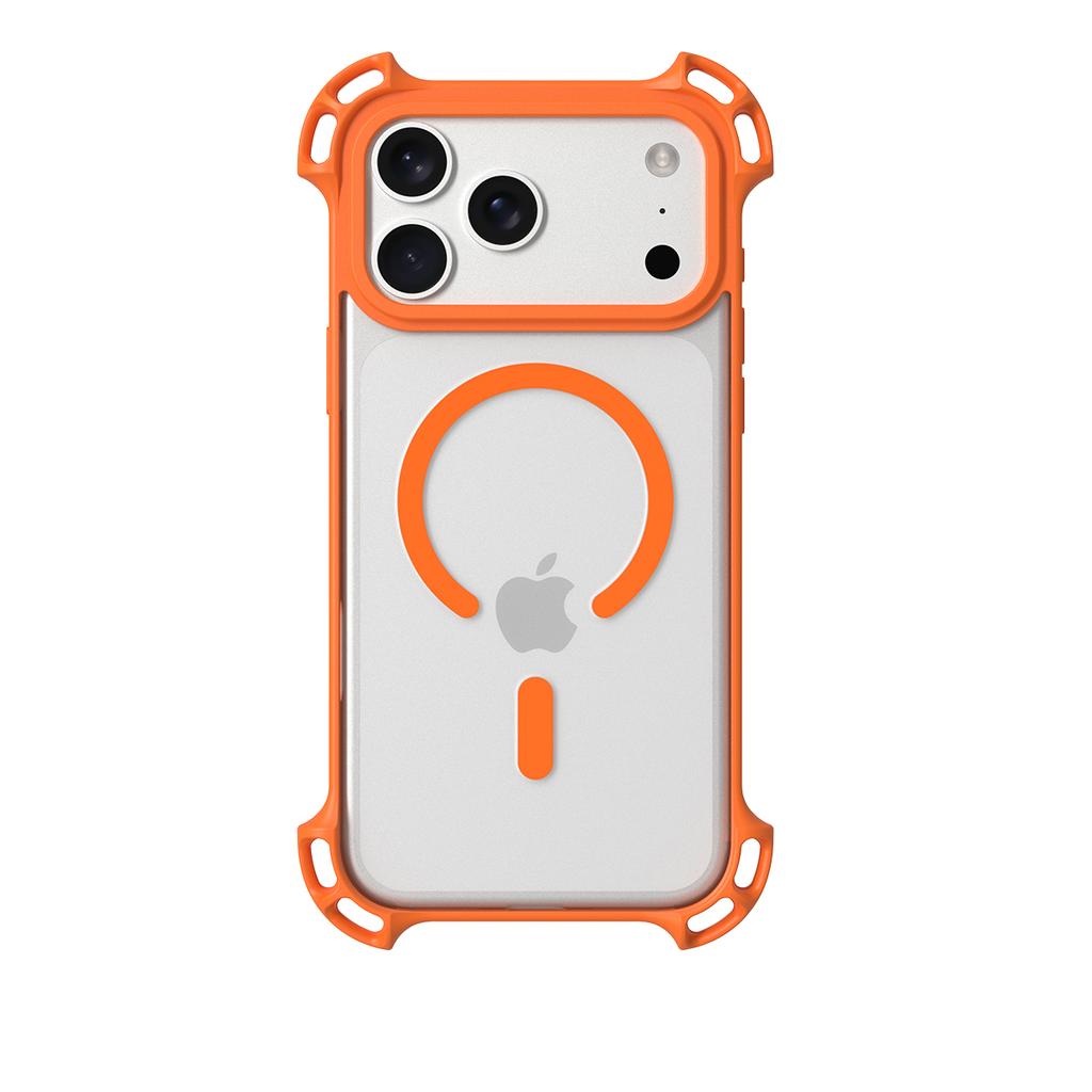 Бронированный ударопрочный прозрачный чехол для телефона For For Iphone 17 16 15 14 13 12 Pro Max Для Магнитной беспроводной зарядки Задняя крышка